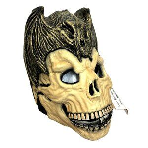 Demon Skull Gold Bat w/ wings Mask Illusions NWT Vintage 90’s